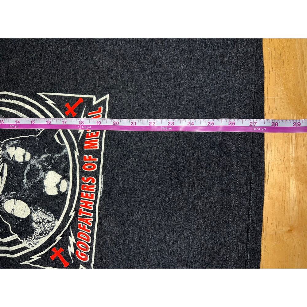 Black Sabbath The End Tour Shirt 2016 Concert Godfathers Of Metal Gray Tee M - Picture 8 of 8